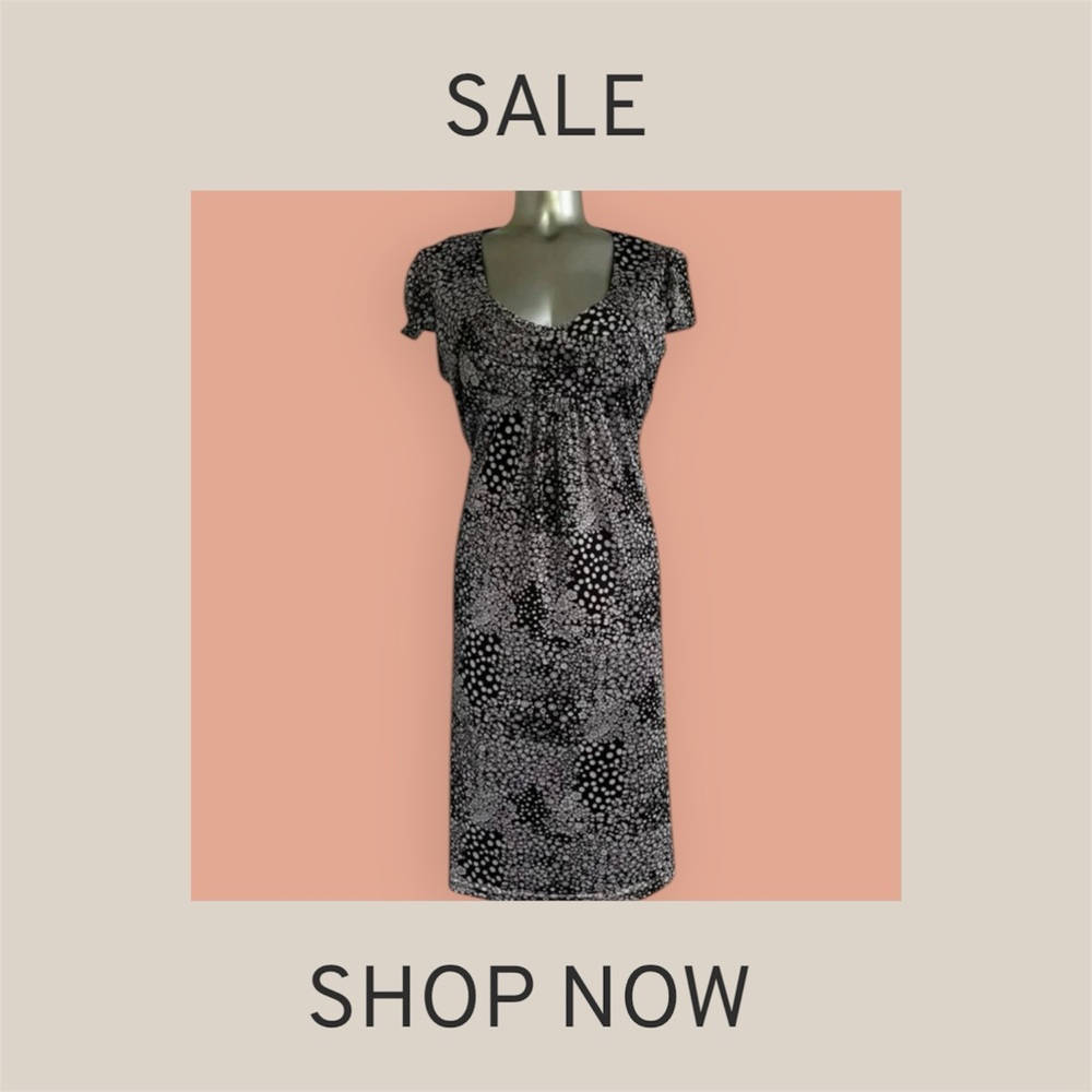 ☃️WINTER SALE☃️💎Y2K Black  Floral Dress